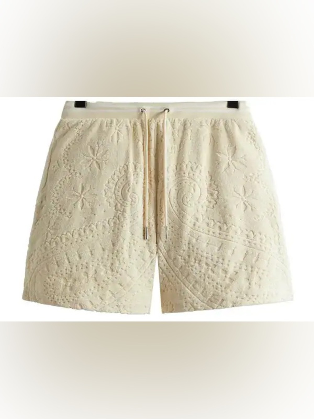 KITH Designer Sand Ivory Terry Fabric Graham Short size XL EUC